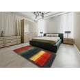 thumbnail image 4 of Ahgly Company Indoor Square Contemporary Antique Bronze Green Abstract Area Rugs, 4' Square, 4 of 6