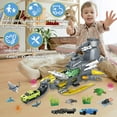 thumbnail image 6 of Frontoytall Ocean Explorer Playset - Submarine Toy with 12 Deep Sea Animals (Sharks/Dolphins/Turtles) & Truck Cars, Plastic Coral Reef Habitat for Kids Ages 3+, 6 of 8