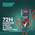 thumbnail image 3 of Degree Men Advanced Antiperspirant Deodorant 72H Sweat and Odor Protection Nonstop Claim: Deodorant For Men With MotionSense Technology 2.7 oz 4 Count SHO19, 3 of 3
