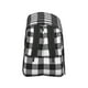 thumbnail image 3 of Disketp Black White Plaid Estuche de Lápices de Doble Capa con Tapa Abatible y Cremallera, Organizador Escolar para Adolescentes y Adultos, 3 of 7