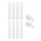 thumbnail image 1 of 4x10 Uds. Bridas para cables blancas, correa de sujeción para cables de datos, Cables de escritorio 4 piezas, 1 of 8
