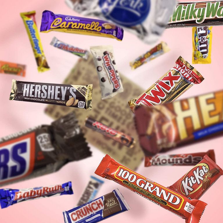 Vintage Candy Co. Chocolate Lovers Full Size Candy Bar Snack Gift Basket -  Perfect For Adult, College Student, Military, Teens, Woman, Man, Boy Or  Girl - Walmart.Com