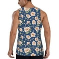 thumbnail image 3 of Haiem Flower Men Workout Tank Top Gym Bodybuilding Sleeveless Muscle T Shirts Athletic Tank Breathable Workout Shirt-3X-Large, 3 of 9