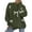 Army Green, variant on PRETTYGARDEN Fall Long Sleeve Pullover Sweaters for Women Trendy Crewneck Casual Cute Bow Chunky Knit Oversized Sweater