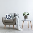 thumbnail image 3 of Stupell Industries Blue Circle Letter B Square Decorative Printed Throw Pillow, 18 x 18, 3 of 4