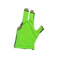 thumbnail image 3 of Snooker Open Pool Cue Glove Mitts Snooker Cue Glove 3 Fingers Billiard Glove Black Green, 3 of 8