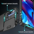 thumbnail image 5 of Compatible with MOTO G Power (2023) Case with Camera Lens Cover , Military Grade Drop Protection, Shockproof Anti-fall Anti-scratch Non-slipping Heavy Duty Protective Phone Case,Blue, 5 of 9