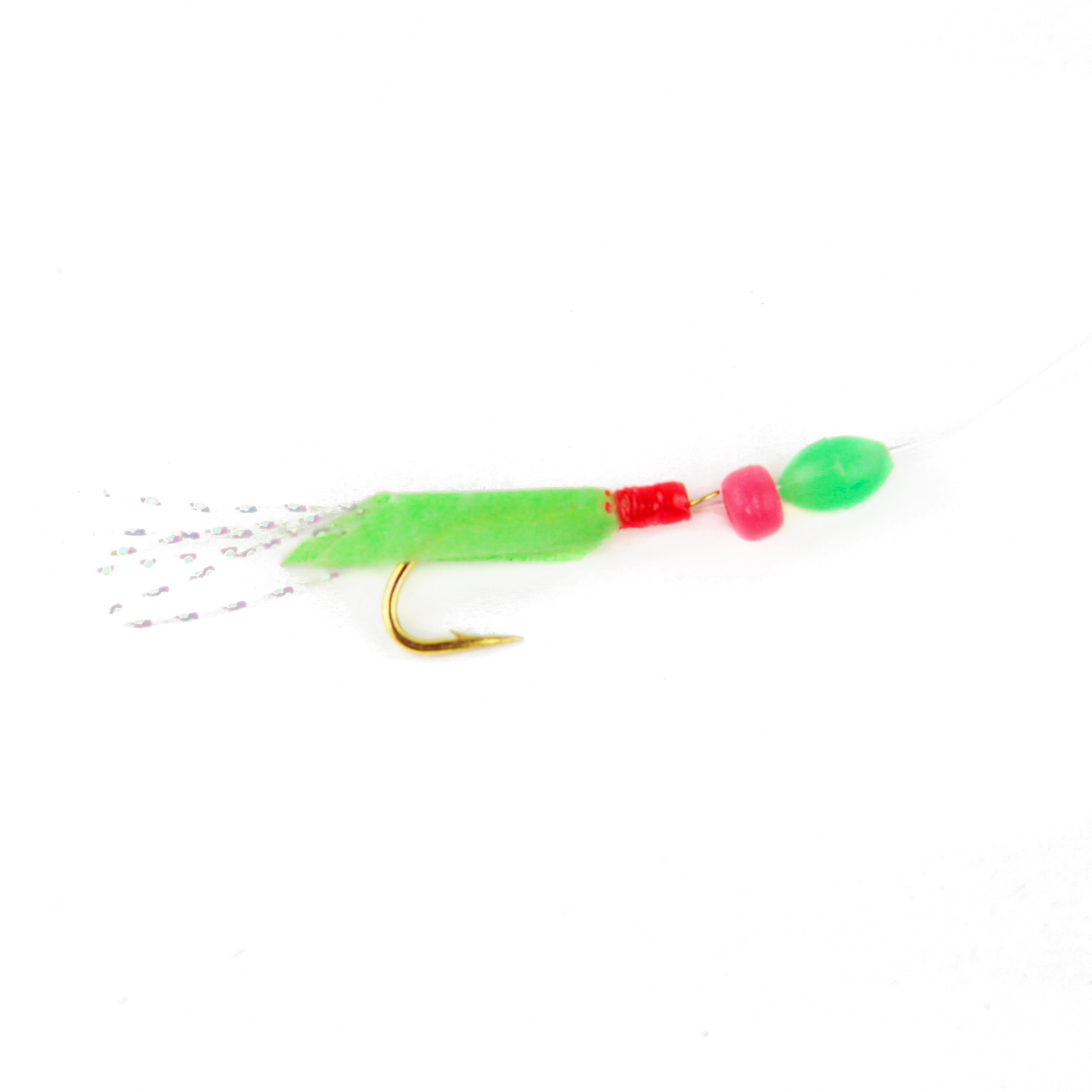 20 Packs Size #6 Sabiki Bait Rigs 6 Hooks Red feather Offshore Saltwater Lures 