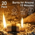 thumbnail image 2 of Kings County Tools Indoor Outdoor Fire Starter Stick 20-Pack Refill, 2 of 6