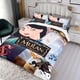 thumbnail image 3 of Mulan Princesa Disney Conjunto de sábanas temático, trío de piezas, cómodo y amigable con la piel, diseño único, regalo de decoración para el hogar para familiares, amigos y fans,140cm *210cm, 3 of 6