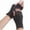 Womens Gloves Dark Gray, variant on Sinpiling Winter Fingerless Gloves for Women Y2K Knitted Mittens Ladies Casual Solid Stretchy Thermal Warm Thumbhole Wristbands
