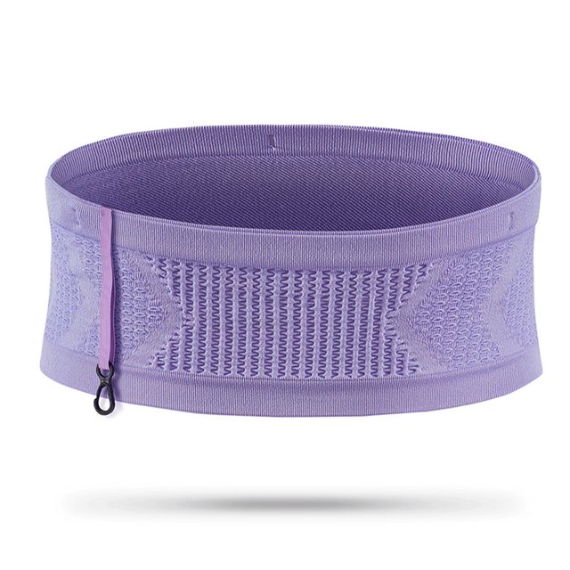 Hugtrwg Bolsas Invisibles para Elástica para Correr para Al Aire Libre (L Púrpura)