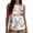 016 Multicolor, variant on Lpmadey Women's 4th of July American Flag Tank Top, Butterfly Cross Print Sleeveless Blouse, Loose Pleated Casual Summer Top