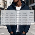 thumbnail image 3 of MaFYtyTPR Men's Hooded Puffer Jacket Winter Warm Zipper Jackets Fashion Solid Color Thick Padded Coats with Pockets Z-Blue XL, 3 of 9