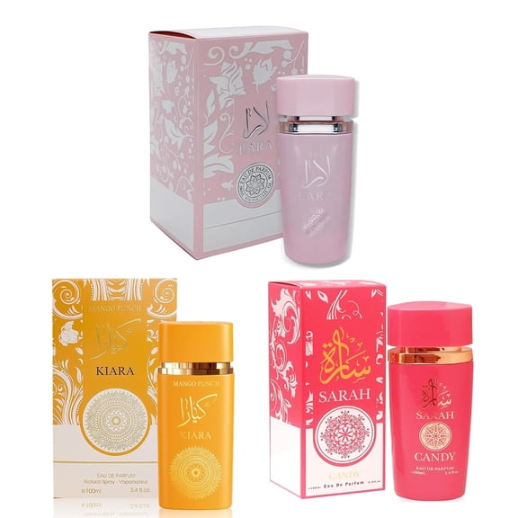 Women Cologne Gift Set, Marshmallow Coconut Eau de Parfum for Women, Jasmine, Rose Lily Valley Scent Long Lasting Fragrance for Women 100ml*3