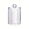 thumbnail image 1 of 1/2 Uds organizador de maquillaje redondo acrílico transparente organizador de maquillaje almohadilla de algodón soporte para hisopo caja organizadora de almohadillas de algodón almohadillas de maqui, 1 of 5