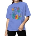 thumbnail image 2 of Floral Horse Wall Art Print Women's T-shirt, 2 of 3