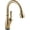 Champagne Bronze, variant on Delta 9178Tl-Dst Leland 1.8 GPM Single Hole Pull Down Touchless Kitchen Faucet - Bronze