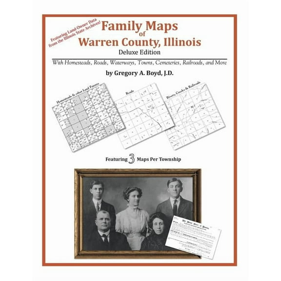 Family Maps of Warren County, Illinois