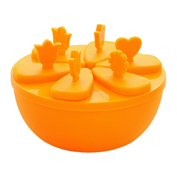 WHEANG Popsicle Molds Set 6 Pieces Silicone Popsicle Molds Ice Molds Popsicle Reusable Easy Release Ice Maker Ice Lattice