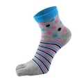 thumbnail image 2 of Women's 5-finger cotton wicking athletic toe socks 6-pack, 2 of 5