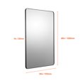thumbnail image 6 of KFFKFF Bathroom Mirror 36" x 48" Wall Mirror,Thickness 0.15",Aluminium Alloy Edged & Shatter-Resistant Film, Durable Mirror with Z-Bracket, Suitable for Bathroom/Bedroom/Living Space, 6 of 9