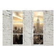 thumbnail image 2 of Tiptophomedecor Peel and Stick Wallpaper Wall Mural - New York: View From The Window - Removable Wall Decals, 2 of 3