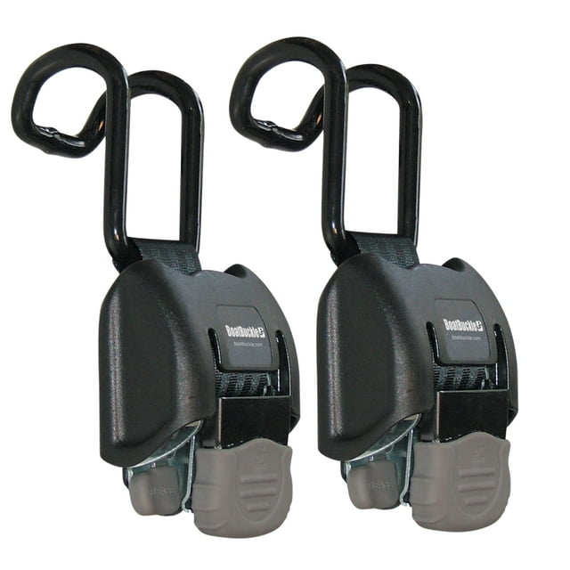 Hebilla retráctil Gunwale Tie-Down Boathete F14221 G2 (paquete de 2)