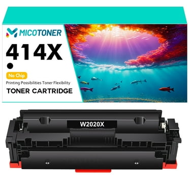 Without Chip 1-Pack Compatible Toner Cartridge for HP W2020X 414X Color LaserJet M454dn M454dw MFP M479dn M479fdw Printer with Tools (Black)