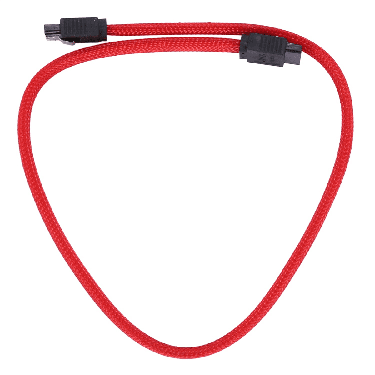 20pcs 50CM 3.0 III SATA3 7Pin 6Gb/S SSD Cables HDD Hard Disk Data Cord with Nylon Sleeved Premium Version