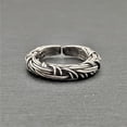 thumbnail image 5 of 81stgeneration Women's 999 Fine Silver Karen Hill Tribe Intertwined Cable Rope Adjustable Ring, 5 of 5