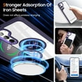 thumbnail image 6 of Clear Case for Samsung Galaxy S23 Plus, Magnetic [Compatible with Magsafe] with 360° Rotatable Ring Kickstand Slim Transparent Men Women Shockproof Protective Phone Cover for Galaxy S23 Plus, Purple, 6 of 7