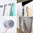thumbnail image 5 of PEACNNG Convenient and Versatile Push Hooks for Towel - No Drilling Required! Keep Your Kitchen Tidy Self-Adhesive Kitchen Towel Holder with Push Hooks 6 pcs, 5 of 5