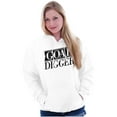 thumbnail image 3 of Goal Digger Overachiever Funny Unisex Plus Fleece Graphic Hoodie Brisco Brands 2X, 3 of 5