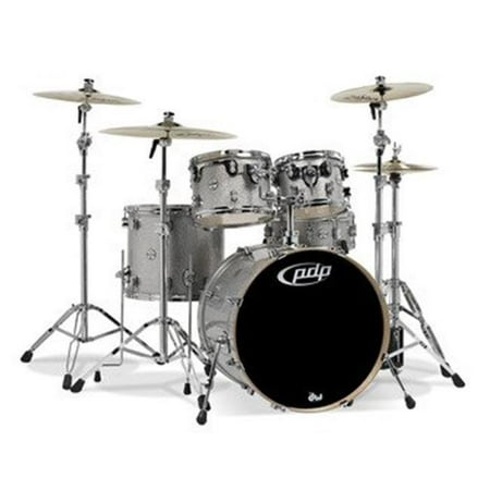 PDP PDCB2215SS Silver Sparkle - Chrome Hardware Kit Drums, 5 Piece