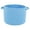 MultiColor, variant on Rhody Rug HB07B018X012 18 x 12 in. Happy Braids Solid Aqua Blue Basket