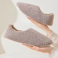 thumbnail image 4 of KANG Fleece Lined Closed Back Slippers Cozy Indoor Outdoor Shoes With Memory Foam Comfort Cushion For Warmth And Relaxation, 4 of 8