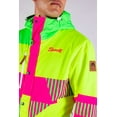 thumbnail image 4 of The Cat Track Fever - Shinesty Mens Neon Yellow Retro Ski Suit  Small, 4 of 6