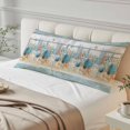 thumbnail image 4 of Starfish Coastal Throw Pillow Covers, Summer Ocean Blue Coral Conch Seagrass Soft Breathable Pillow Cases with Zipper for Sleeping, Long Body Pillowcases for Couch Bed Sofa Chair 20x54 Inches, 4 of 9