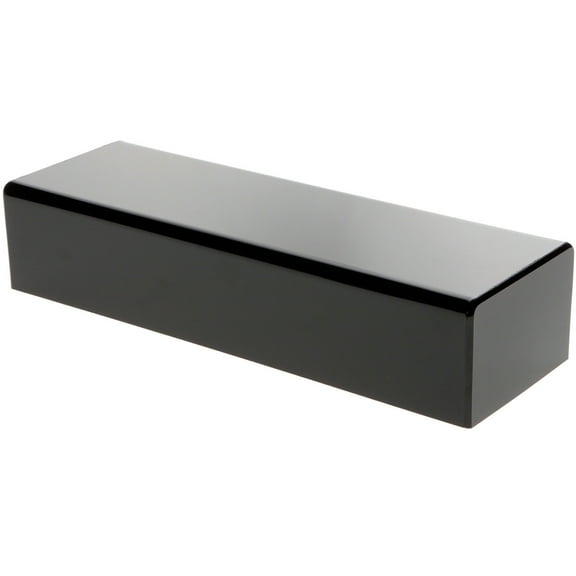 Plymor Black Acrylic Rectangular Display Base, 14" W x 4.5" D x 3" H