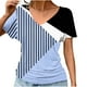 thumbnail image 1 of mfyjkho Tops Bohemios Para Mujer, Blusa Informal De Manga Corta Con Cuello En V Y Estampado Para Mujer Tops Para Hacer Ejercicio M, 1 of 6