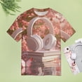 thumbnail image 4 of Butterfly Dancing Women's T-Shirt Short Sleeve T Shirts Tops Tee Ladies Loose T, 4 of 6