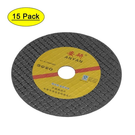 

Uxcell 4 Inch Cut-Off Wheels Cutting Pads for Metal 15 Pack