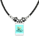 thumbnail image 1 of mitología del caballo blanco collar a mano colgante de cuerda de cuero Unbranded M, 1 of 3