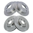 thumbnail image 2 of TRQ Front and Rear Brake Rotor Set Fits 2006-2010 Hyundai Azera 2007-2009 Kia Amanti, 2 of 5