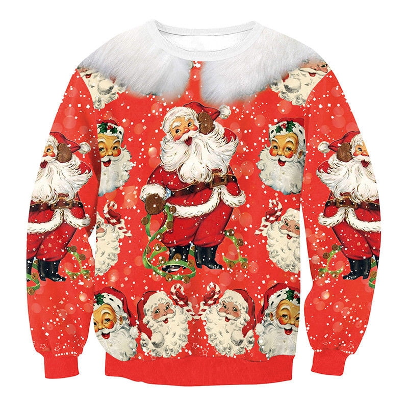 Dinosaur in Santa Hat Christmas Juniors Boys Girls Long Sleeve Hoodie Pullover for Winter Sweatshirt