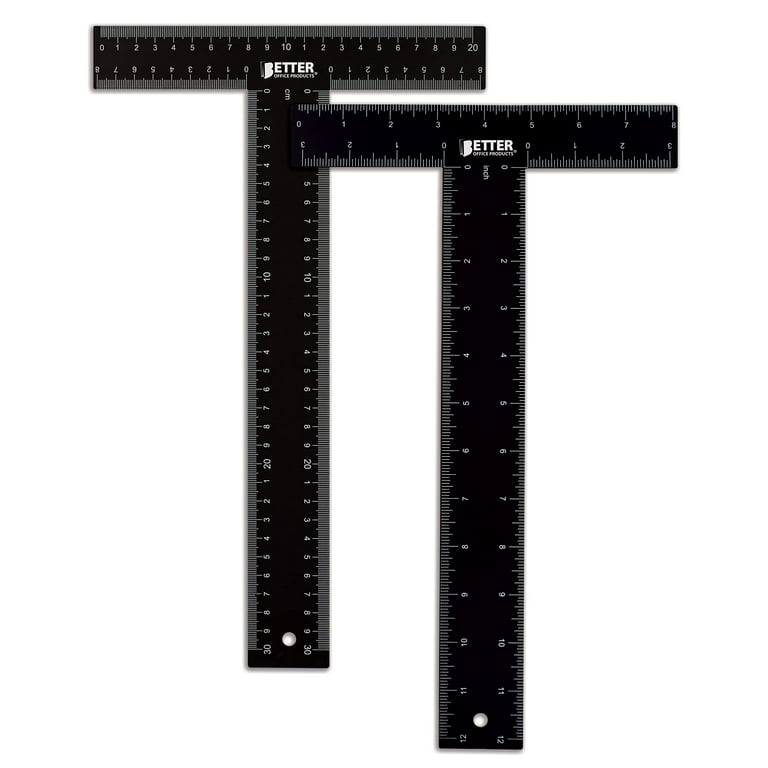 Mr. Pen - T Square, T Ruler, 18 inch Metal Ruler, T Square Ruler
