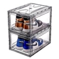 thumbnail image 1 of Shoe Storage Box,Shoe Box Clear Plastic Shoe Organizer and Shoe Containers, 1 of 5