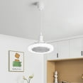 thumbnail image 4 of Ceiling Fan with Light Modern with Remote Control Smart LED Dimmable Lighting Indoor Low Profile Ceiling Fan Flush Mount, 4 of 13