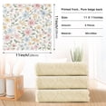 thumbnail image 6 of Yayeee 6 Pack Kitchen Dish Cloths Set for Washing Soft Drying Absorbent Microfiber Towels, Pastel Floral Pattern, 6 of 9